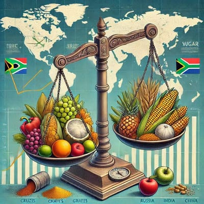 SA’s Agri Trade Surplus Shrinks as Imports Rise, BRIC+ Exports Decline