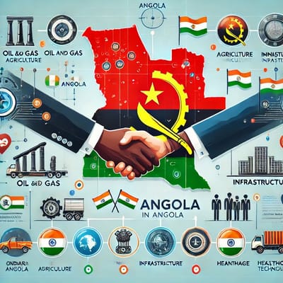 # African #tradesurplus #Angola #tradebalance #India #oil #refinery