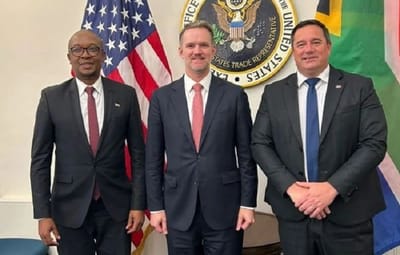 🤝 South African Minister Meets US Representative to Boost Trade Deal!