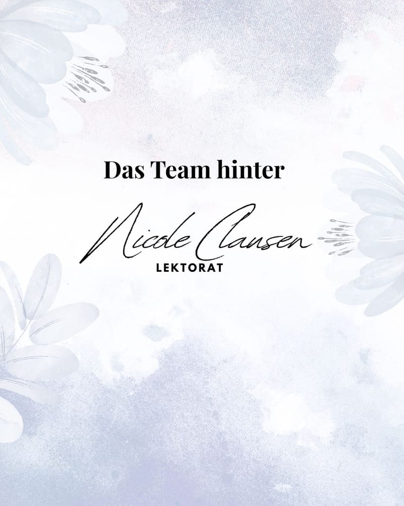 Das Team hinter Nicole Clausen Lektorat
