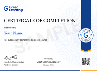 CERTIFICATE OF COMPLETION IN PROCUREMENT MANAGEMENT