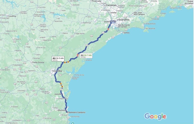 A Flight Attendant, 10-Hour Roadtrip and Yoga Hike To The Brazilian Coast