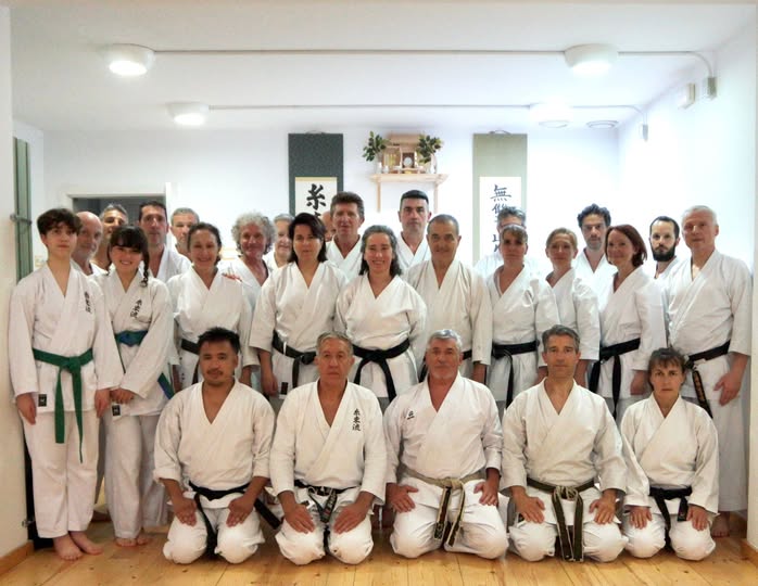 Stage kyohan a badalona 3 jours bernardo sia professeur au karate do le cres
