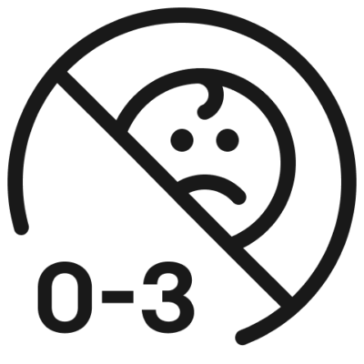 Nicht für Kleinkinder geeignet