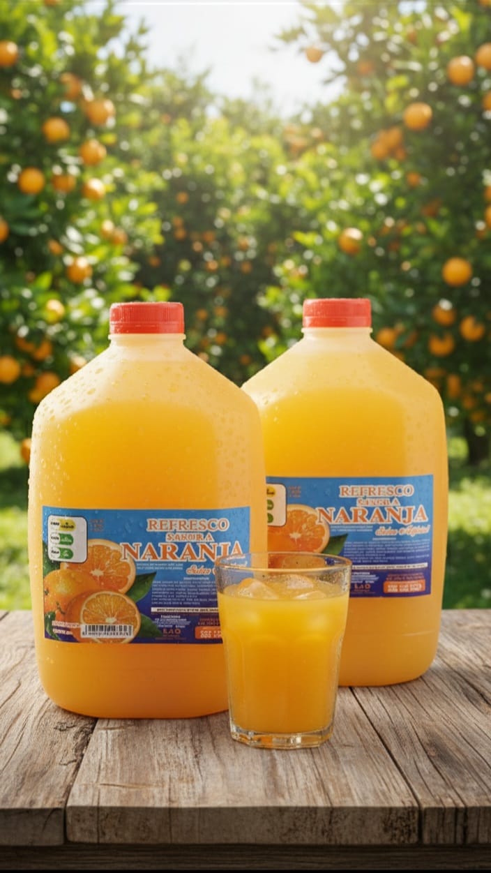 Refresco sabor Naranja