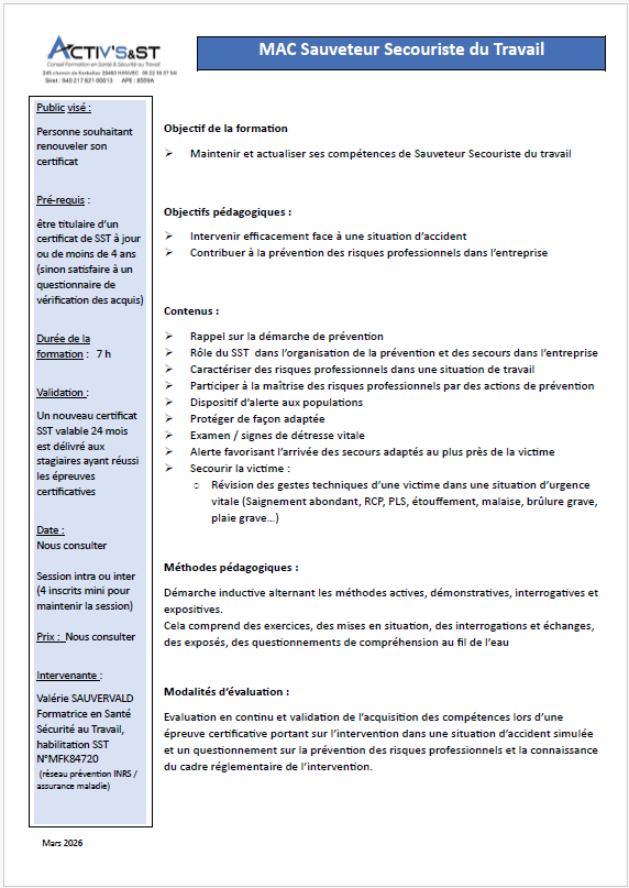Secourisme