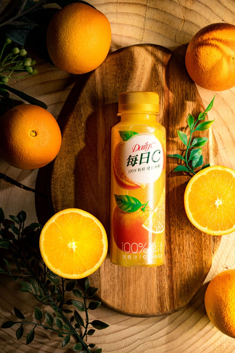 零售飲品情境拍攝