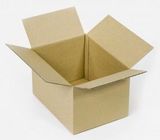 Open brown cardboard box with sturdy flaps, ideal for packaging, shipping, and storage.