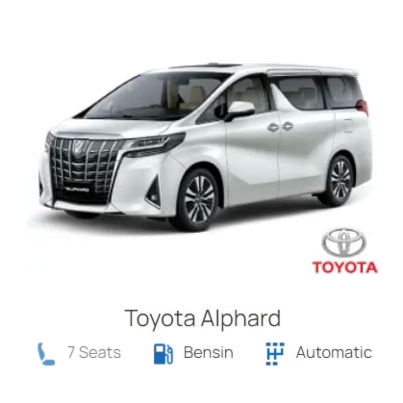 Sewa Toyota Alphard Type 2.5 G Jakarta