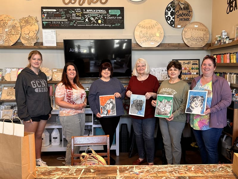 Pet Portrait Painting Class