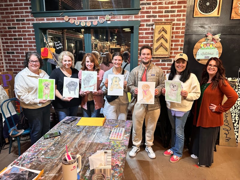 Pet Portrait Painting Class