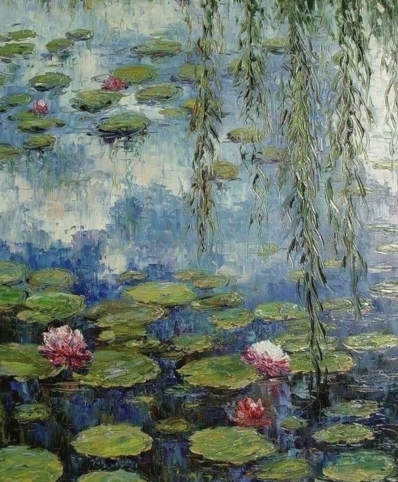 Monet in May: Water Lilies