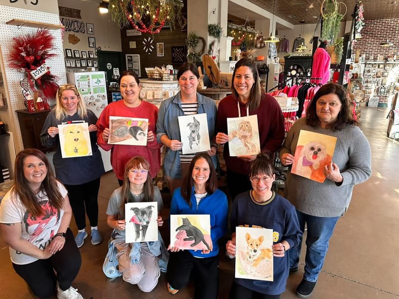 Pet Portrait Painting Class