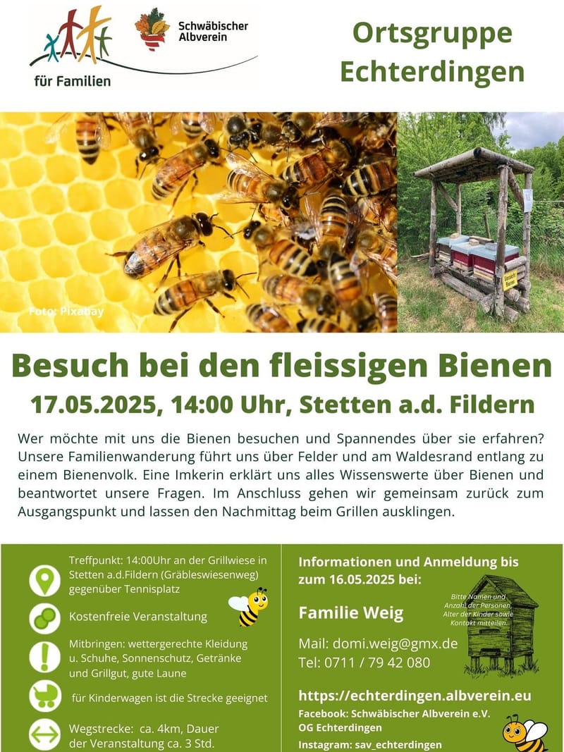 Familienwanderung mit dem Schwäbischen Albverein