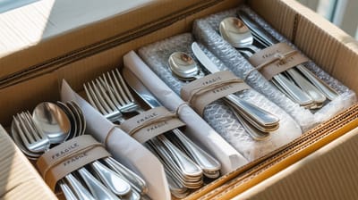 Keeping Silverware Clean and Tidy While Relocating