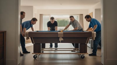 How To Shift a Pool Table Without Breaking It Into Pieces