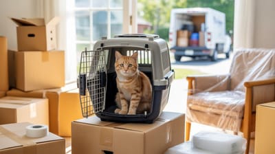 Can You Move a Cat Across Country in Winter or Hot Weather?