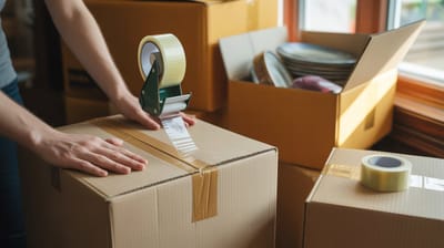 How Much Tape Do I Need Per Moving Box?