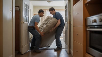 How Do I Move a Sofa Through a Door Without Damaging It?