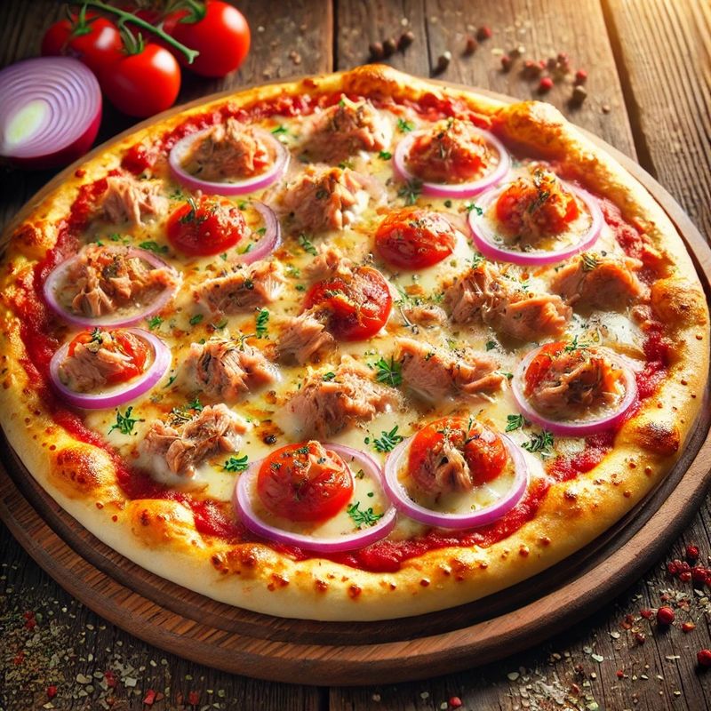 PIZZA TONNO SAPORE INTENSO GUSTO AUTENTICO