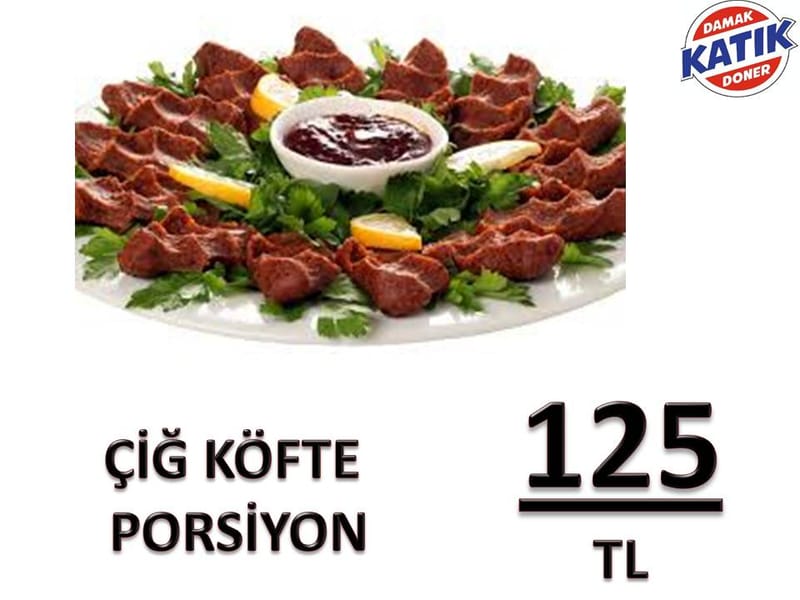 PORSİYON ÇİĞ KÖFTE