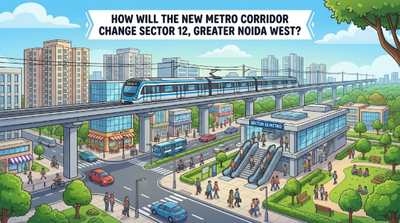 How Will The New Metro Corridor Change Sector 12, Greater Noida West?