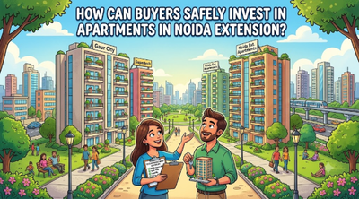 How Can Buyers Safely Invest in Apartments in Noida Extension?