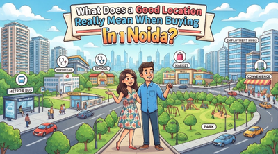 What Does a Good Location Really Mean When Buying Flats in Noida?