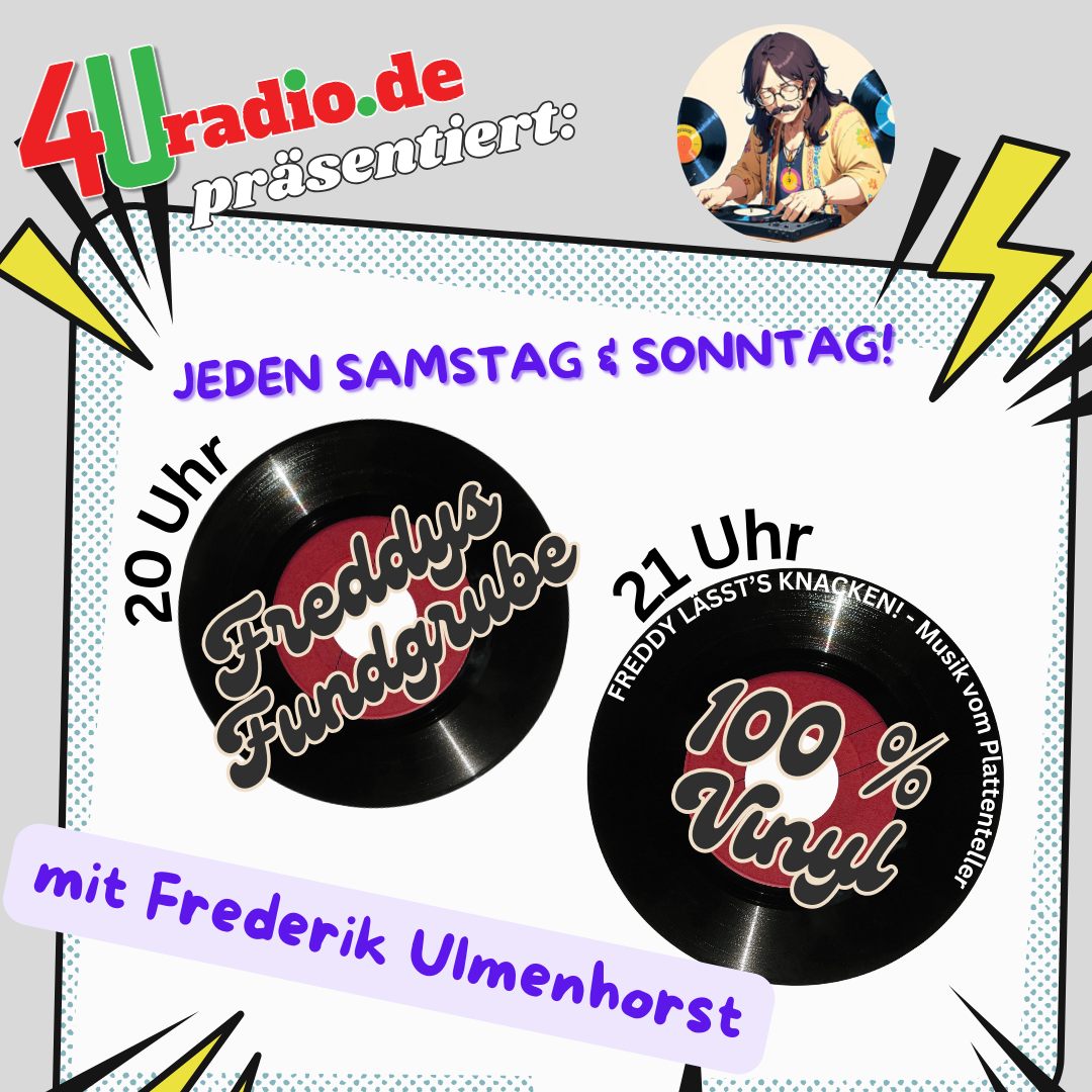 Freddys tägliche Radioshow auf 4Uradio.de