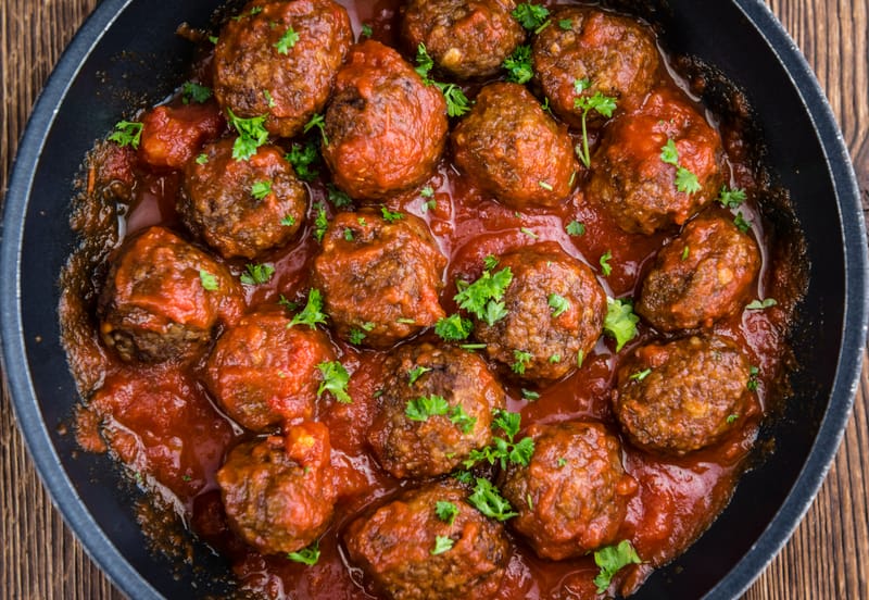 Polpette della nonna al sugo fresco