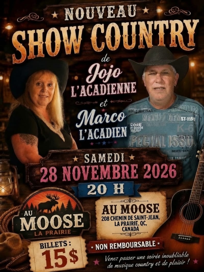 Nouveau show country