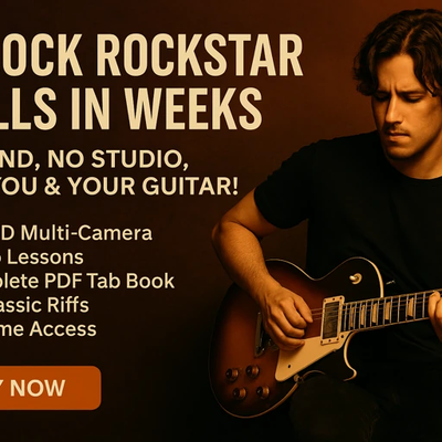 🎸 “Unlock Rockstar Skills in Weeks – No Band, No Studio, Just You & Your Guitar!”
