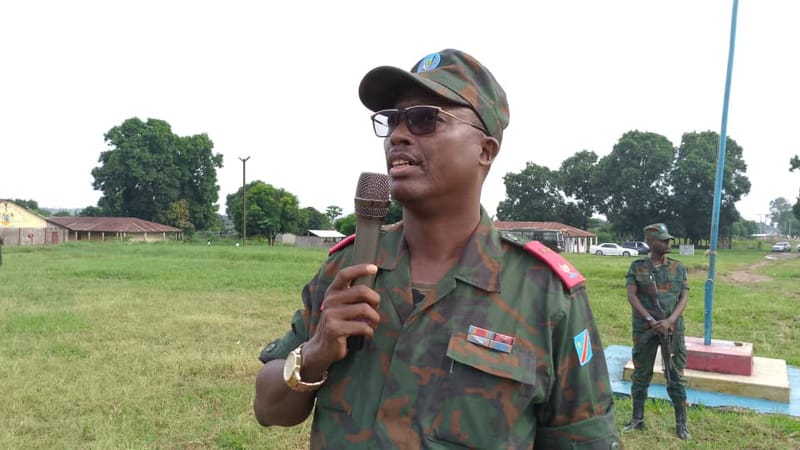 Kwilu: Mariage civilo-militaire, "sans l'appui de la population, l'armée ne peut rien" Général Major Padiri Muhizi aux militaires à Kikwit