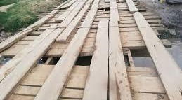 Ituri : L'effondrement du pont Mbogu, la circulation coupée entre Bunia et Kasenyi