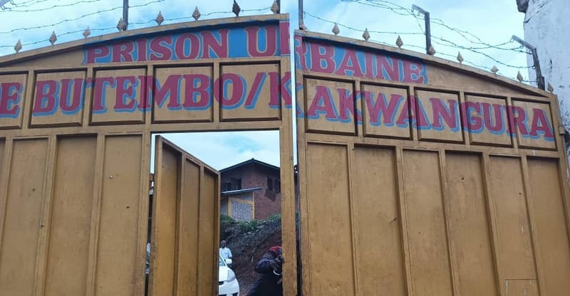 Nord-Kivu : 25 détenus libérés de la prison centrale de Butembo, Kakwangura