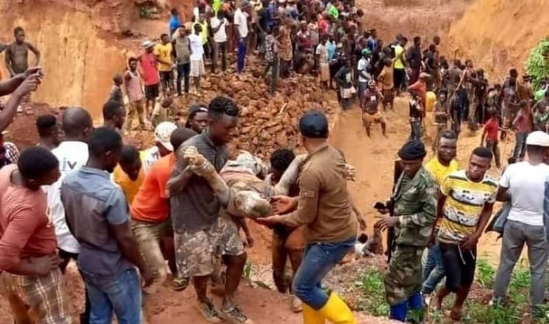 Nord-Kivu : Un éboulement de terre coûte la vie à un orpailleur à Lubero