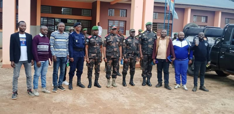 Ituri : Opération conjointe FARDC UPDF, le commandement du secteur opérationnel Ituri reçois les structures de la société civile à Mambasa