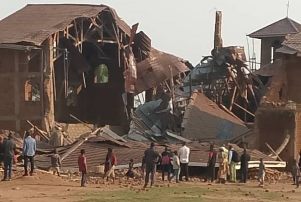Nord-Kivu : Écroulement du temple d'une église anglicane ce jeudi à Beni