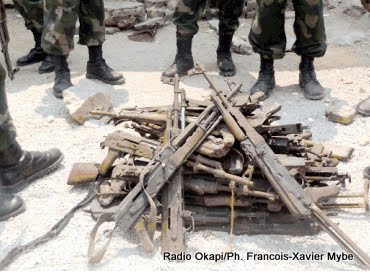 Ituri : Remise des armes aux FARDC par des miliciens CRP ce jeudi à Djugu