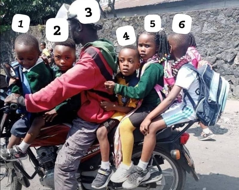 Ituri: La coordination de la protection civile de l'Ituri va en guerre contre les transports en masse des élèves  sur une moto