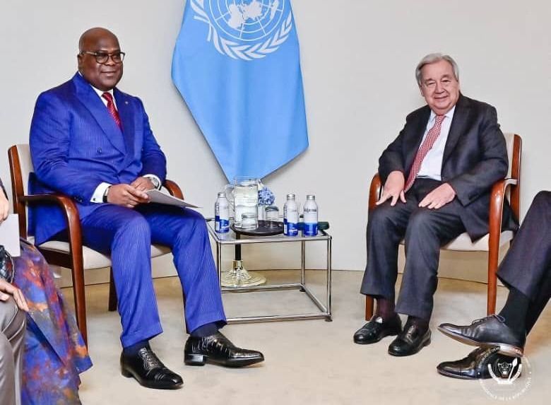 Nation: Que savoir de rencontre entre le président Antoine Tshisekedi et Antonio Gutteres à New York