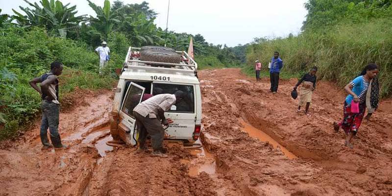 État piteux de l'axe Butembo-Kyavinyonge : 2 journées sans circulation automobile annoncée par la société civile