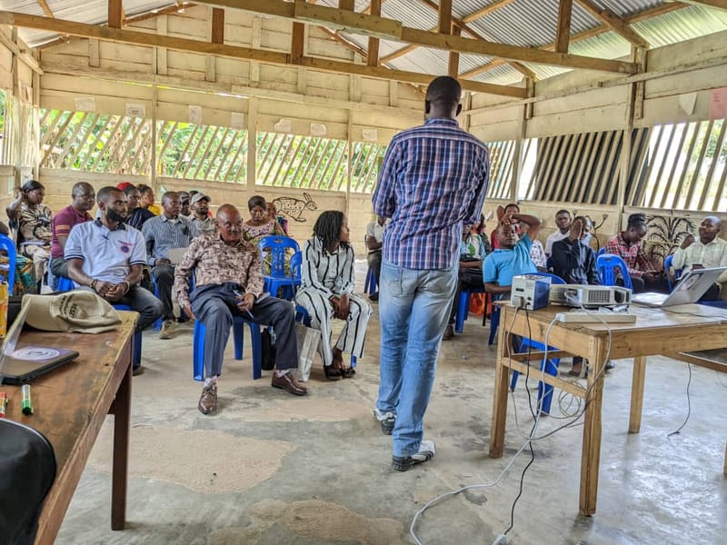Irumu/sociale : Vers la voie de la stabilisation, l'ong APC reunit les autorités et les membres des communautés en Chefferie de Basili.