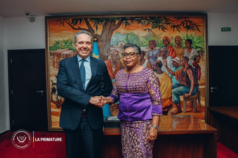 RDC/diplomatie : La première ministre, Judith Suminwa reçoit la délégation de l'UE
