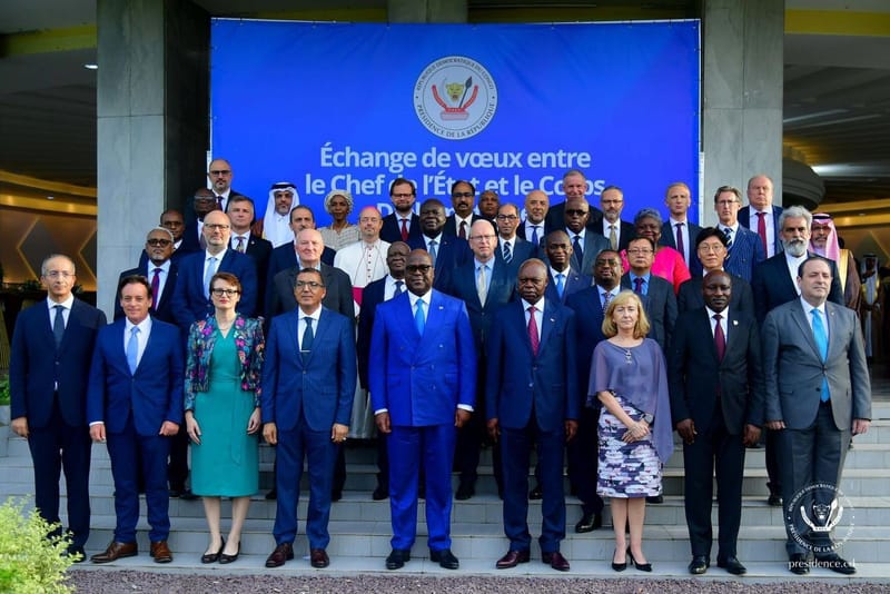 RDC/Diplomatie : Le président Félix Tshisekedi Tshilombo devant les diplomates , voici l'essentiel de son discours