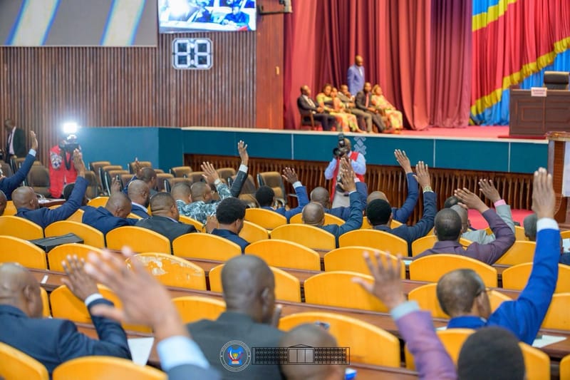 RDC: l’Assemblée nationale adopte son calendrier de travail pour  la session ordinaire de mars