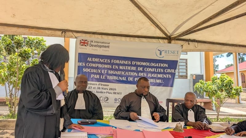 Irumu : 43 jugements d’homologation renforcent l’accès à la justice en milieu rural