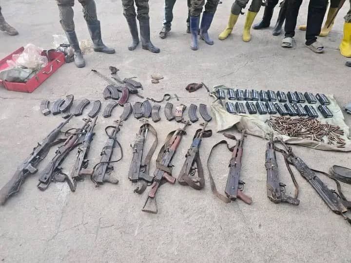 Djugu : Les FARDC saisissent un arsenal de guerre attribué aux groupe armé CRP