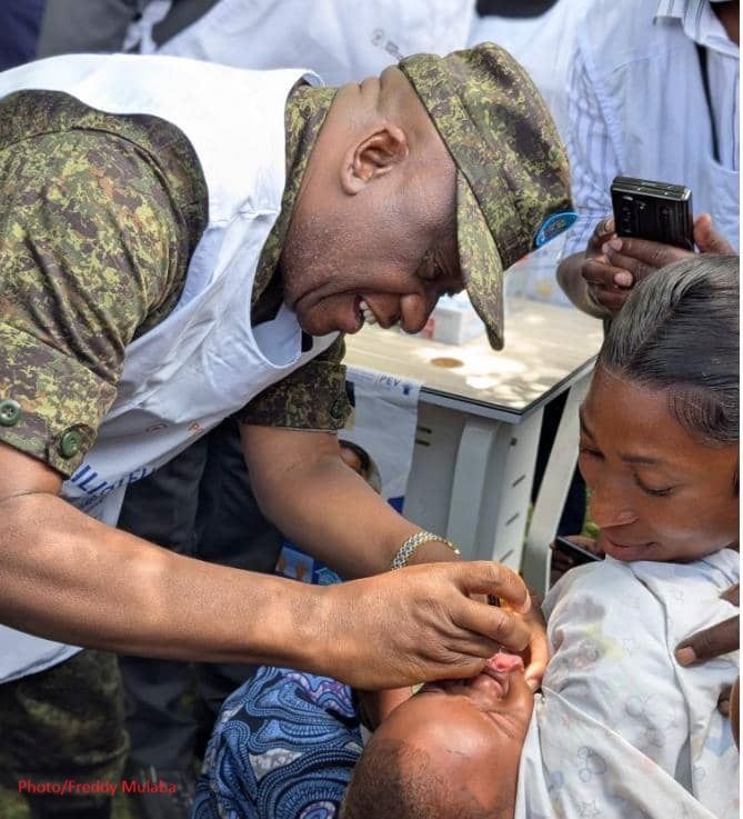 Ituri : Coup d’envoi officiel de la campagne de vaccination contre la poliomyélite