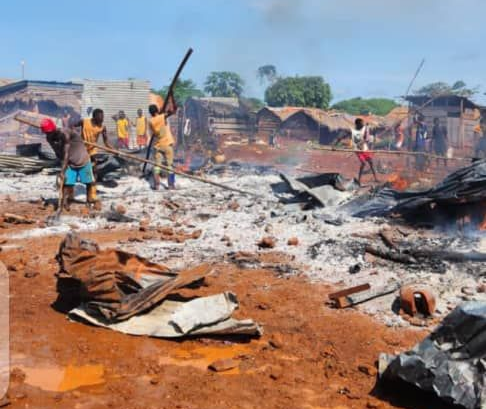 Bas-uele : Des boutiques des commerçants visées par un incendie à Kanana